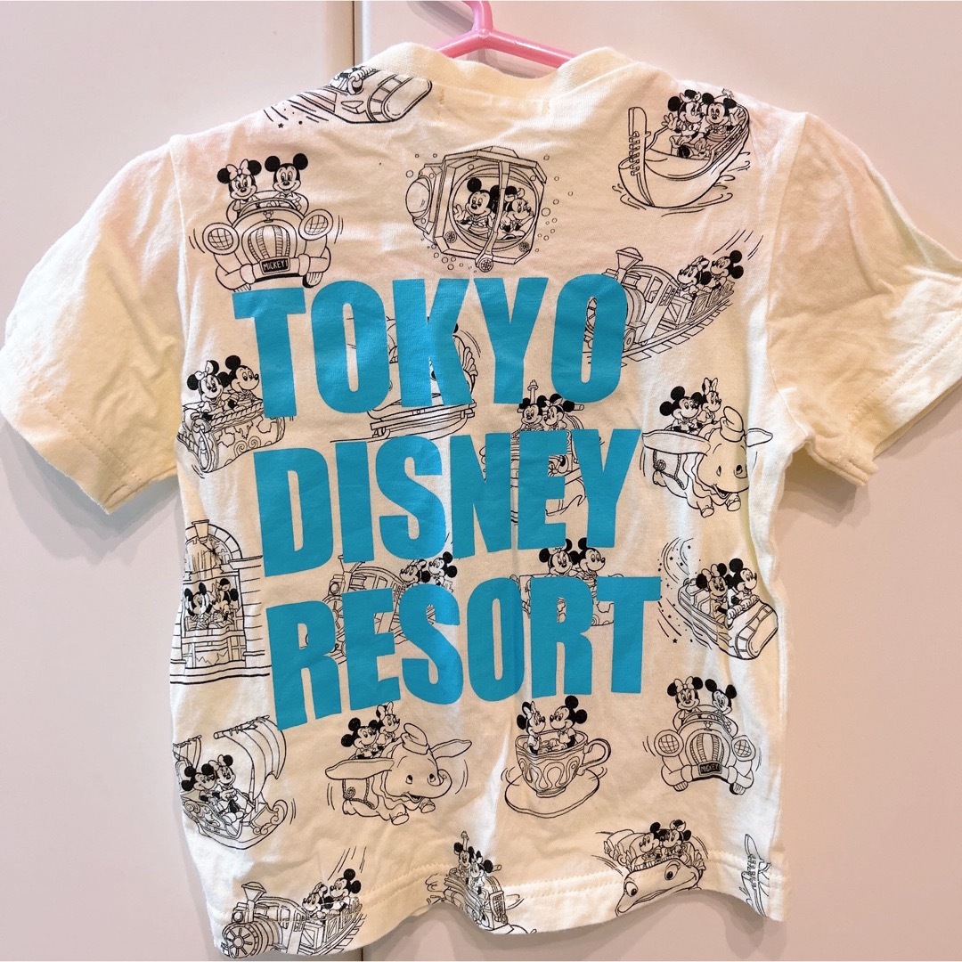 Disney(ディズニー)の【即日発送】★美品★ 子供服　サイズ90 ディズニーリゾート　半袖　ミッキー キッズ/ベビー/マタニティのキッズ服女の子用(90cm~)(Tシャツ/カットソー)の商品写真