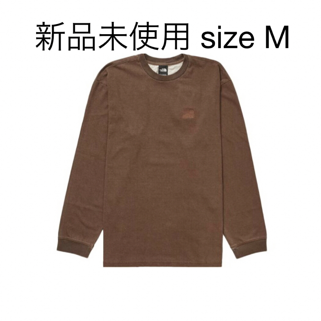 supreme THE NORTH FACE ロングTシャツ M ブラウン