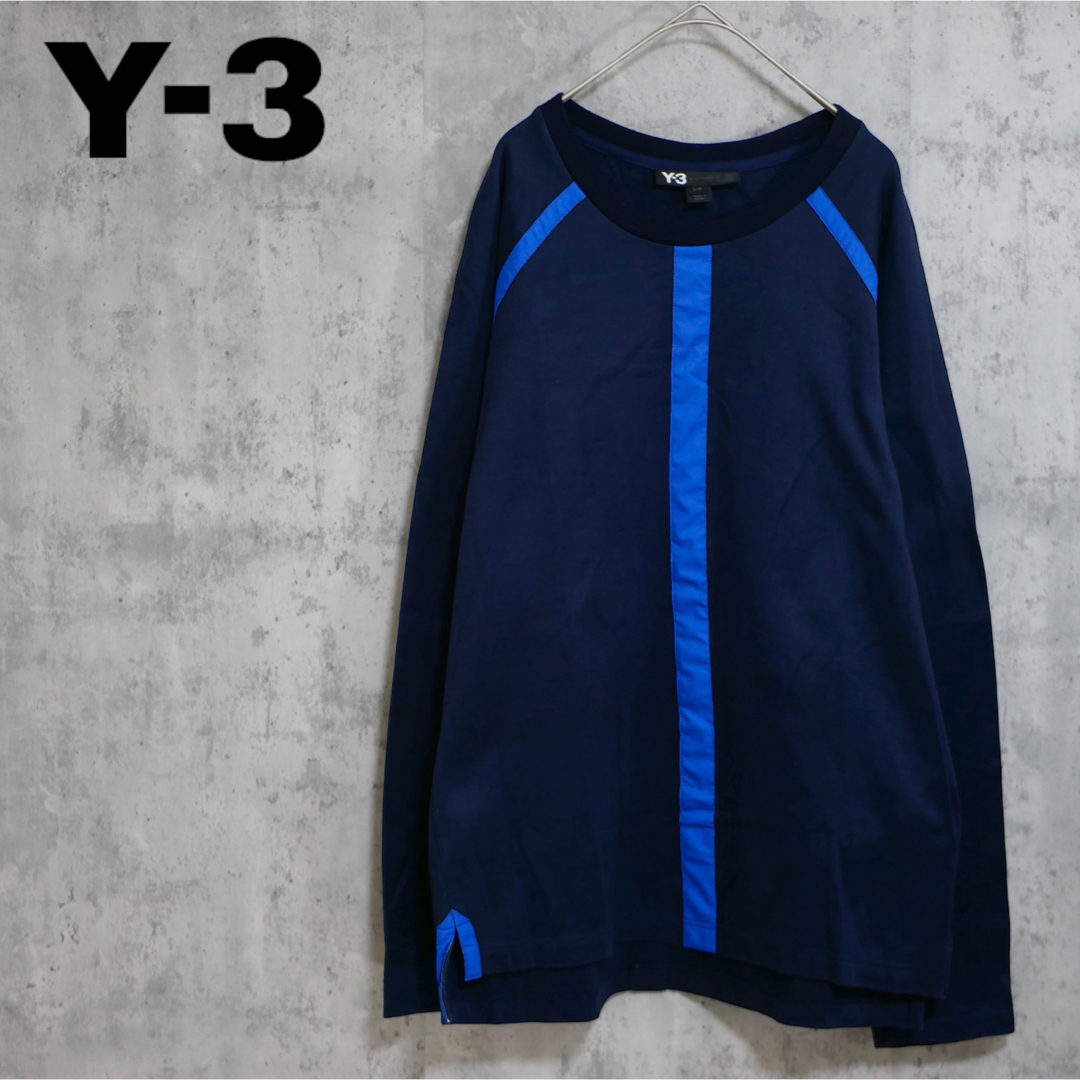 Y-3(ワイスリー)のY-3 ラインデザイン ストレッチL/STee メンズのトップス(Tシャツ/カットソー(七分/長袖))の商品写真