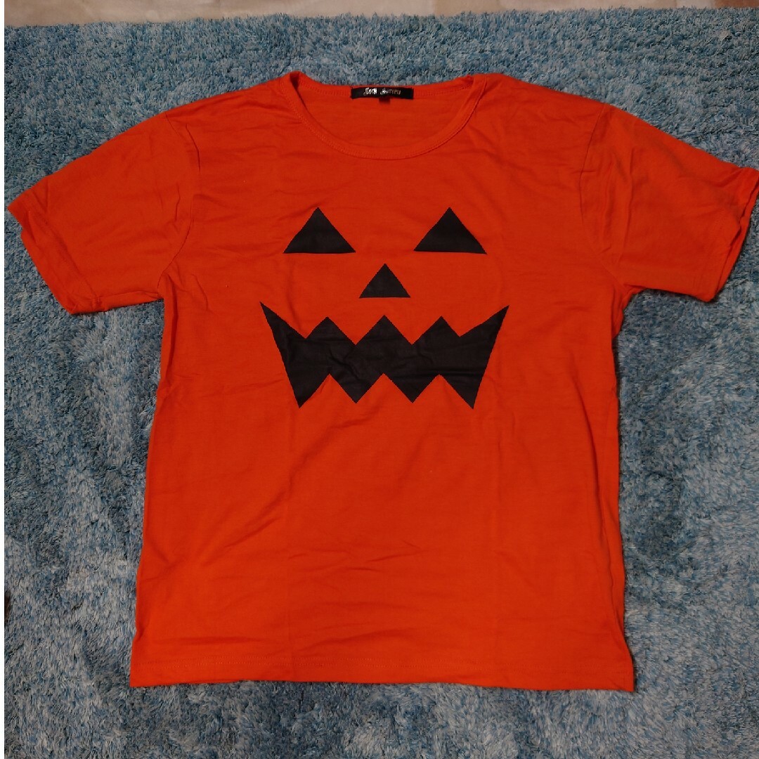 【Used】ハロウィン パンプキン Tシャツ Lサイズ　② メンズのトップス(Tシャツ/カットソー(半袖/袖なし))の商品写真