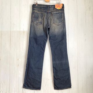 LEVIS 革タグ オレンジステッチ ベトナム ジーパン デニム ネイビー