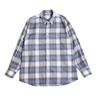 オーラリー(AURALEE)の23AW AURALEE  SUPER LIGHT WOOL CHECK シャツ(シャツ)