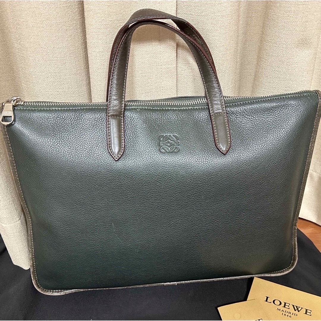 LOEWEヴィンテージ　アナグラムブリーフケース