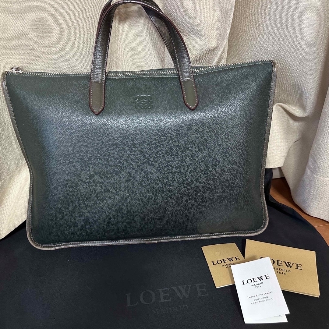 LOEWEヴィンテージ　アナグラムブリーフケース | フリマアプリ ラクマ