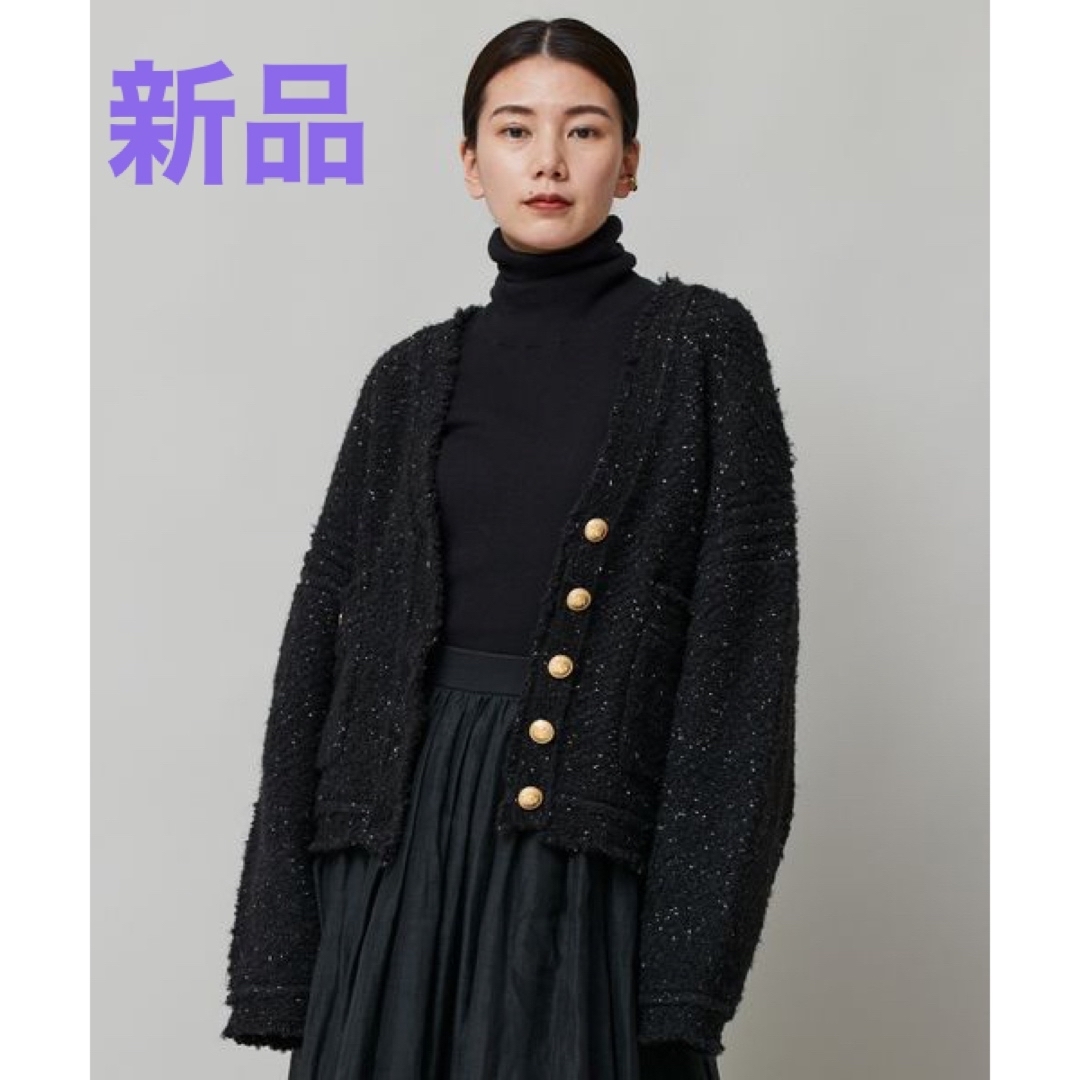 Curensology - 新品タグ付き Curensology ツイーディヤーンニット
