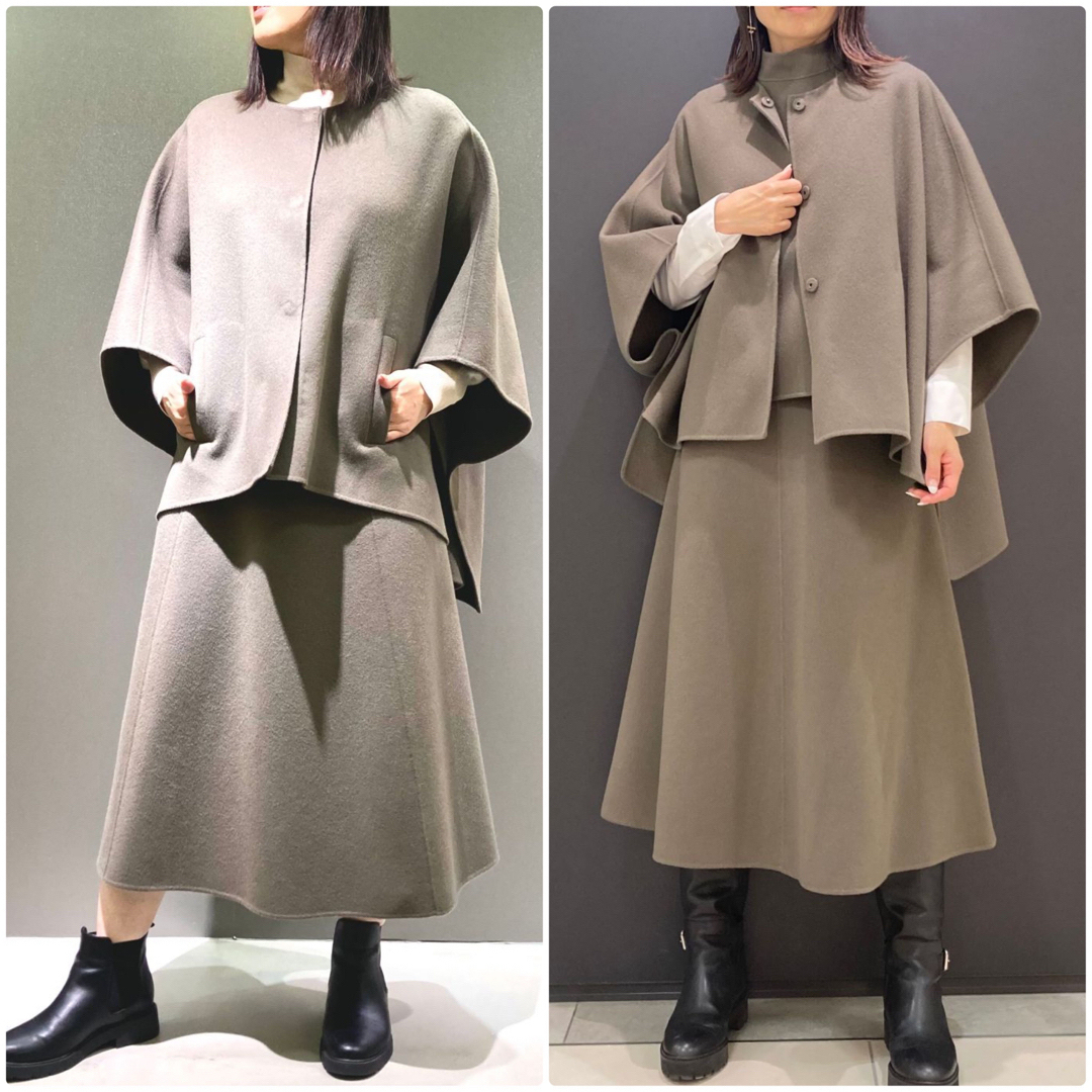 Theory luxe - theory luxe 22AW カシミヤ混ケープコート ポンチョ