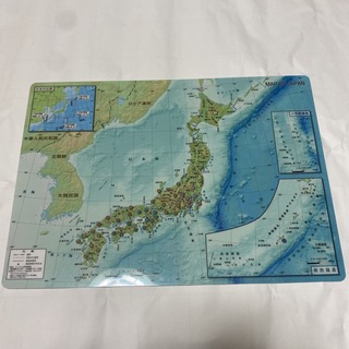 A4サイズ　日本地図下敷(その他)
