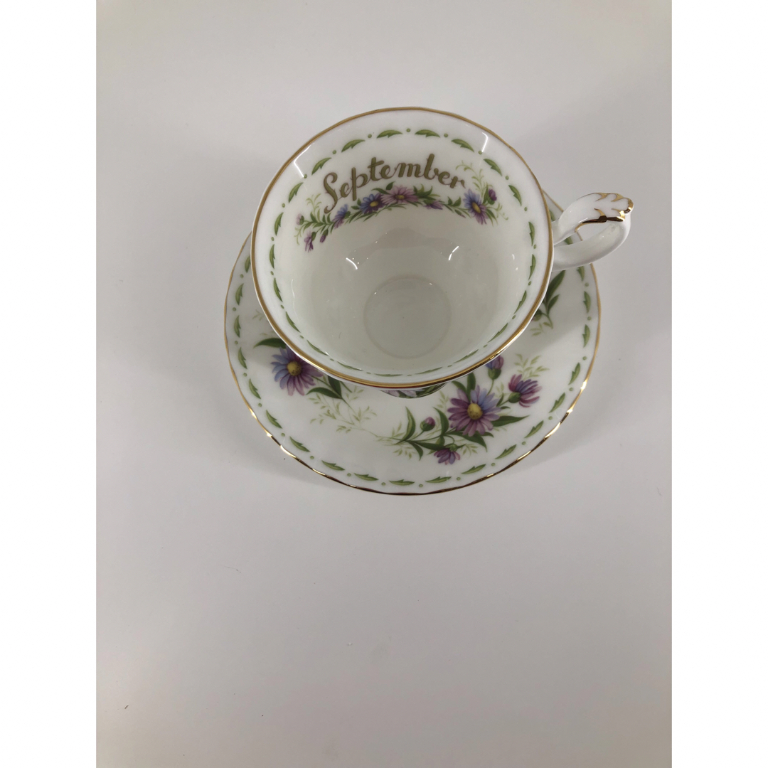 ROYAL ALBERT(ロイヤルアルバート)のロイヤルアルバート　カップandソーサー　9月　廃盤品 インテリア/住まい/日用品のキッチン/食器(グラス/カップ)の商品写真