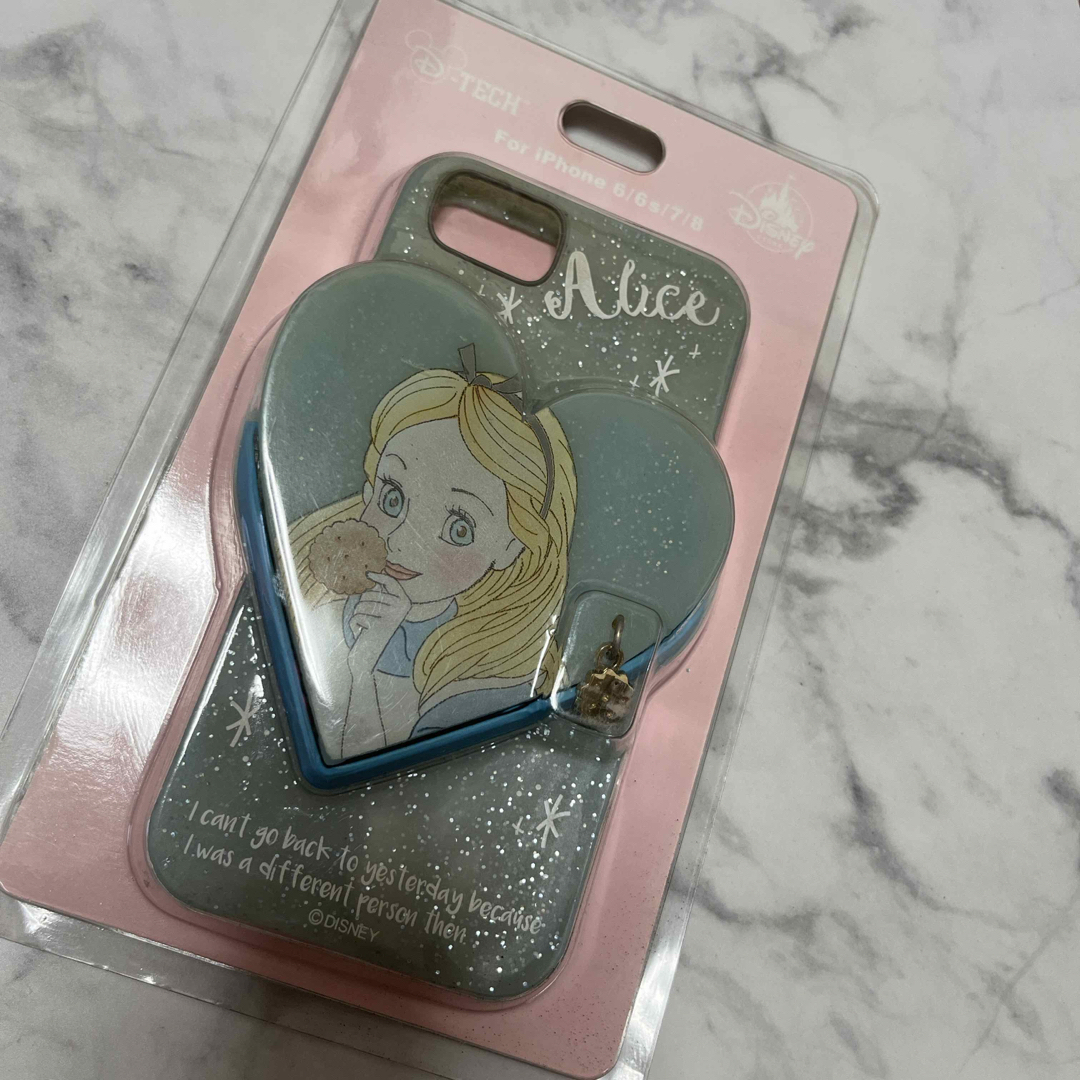 Disney(ディズニー)のiPhoneケース iPhone6 7 8 SE 共通 アリス スマホ/家電/カメラのスマホアクセサリー(iPhoneケース)の商品写真