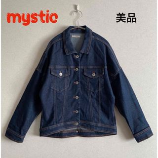 ミスティック(mystic)の美品⭐️mystic ミスティック デニムジャケット レディース (Gジャン/デニムジャケット)