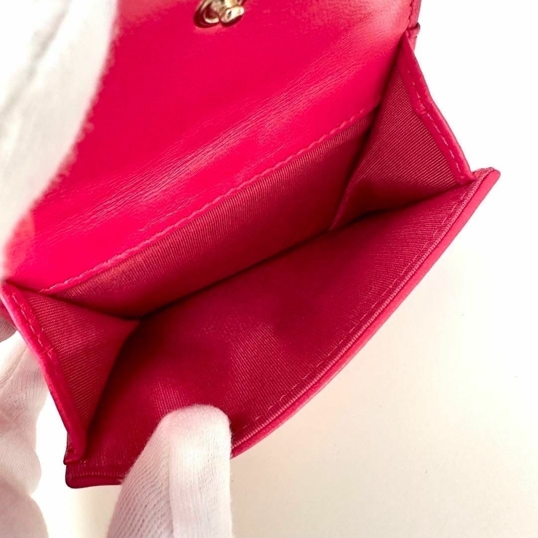 CHANEL - 【極美品】CHANEL シャネル ミニウォレット 三つ折り 財布