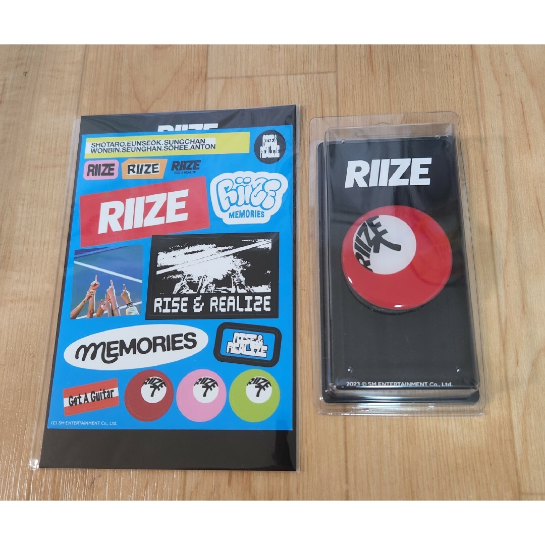 韓国　RIIZE　ショーケース　ミニペンミ　特典　ステッカー　グリップトック