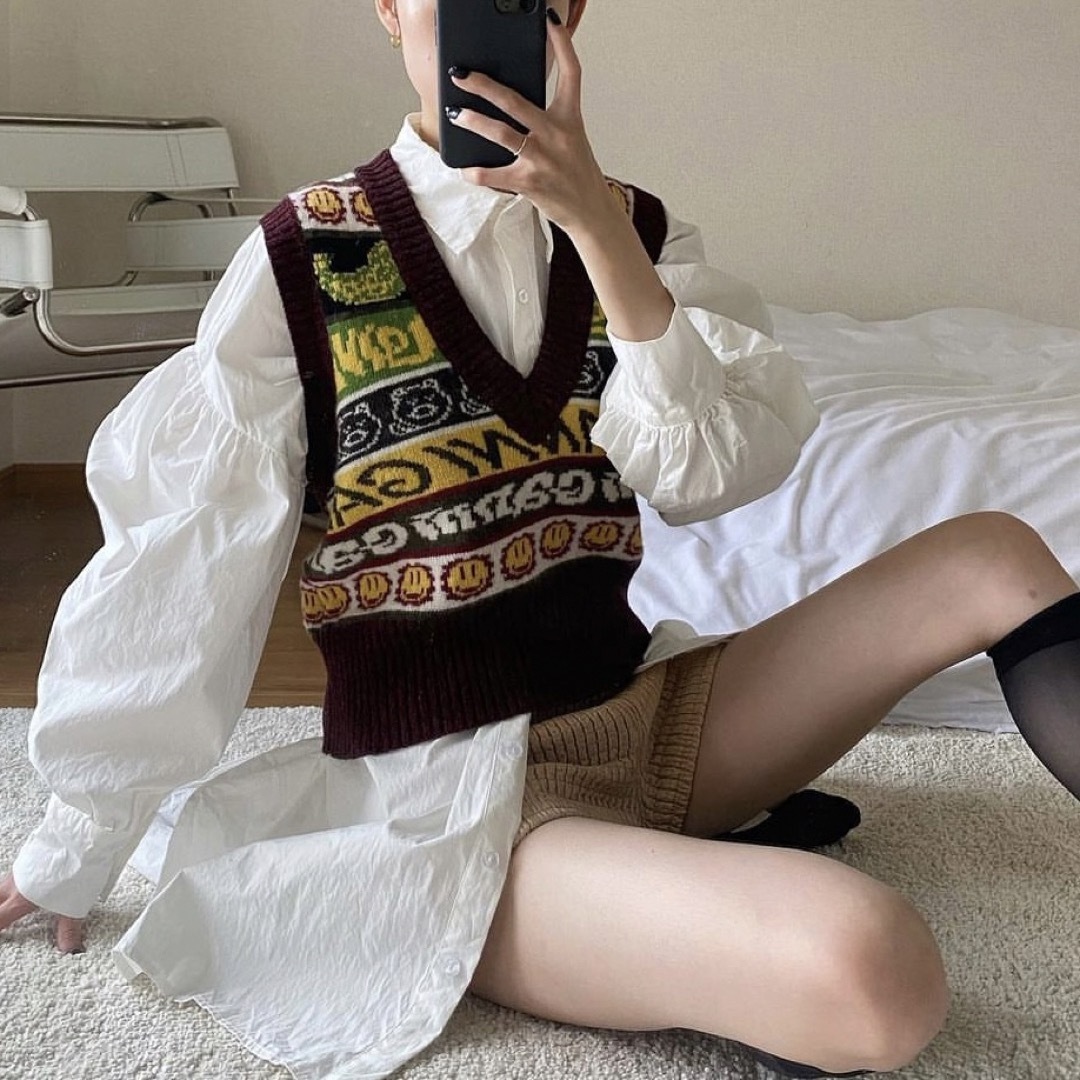 GANNI ニットベスト | フリマアプリ ラクマ