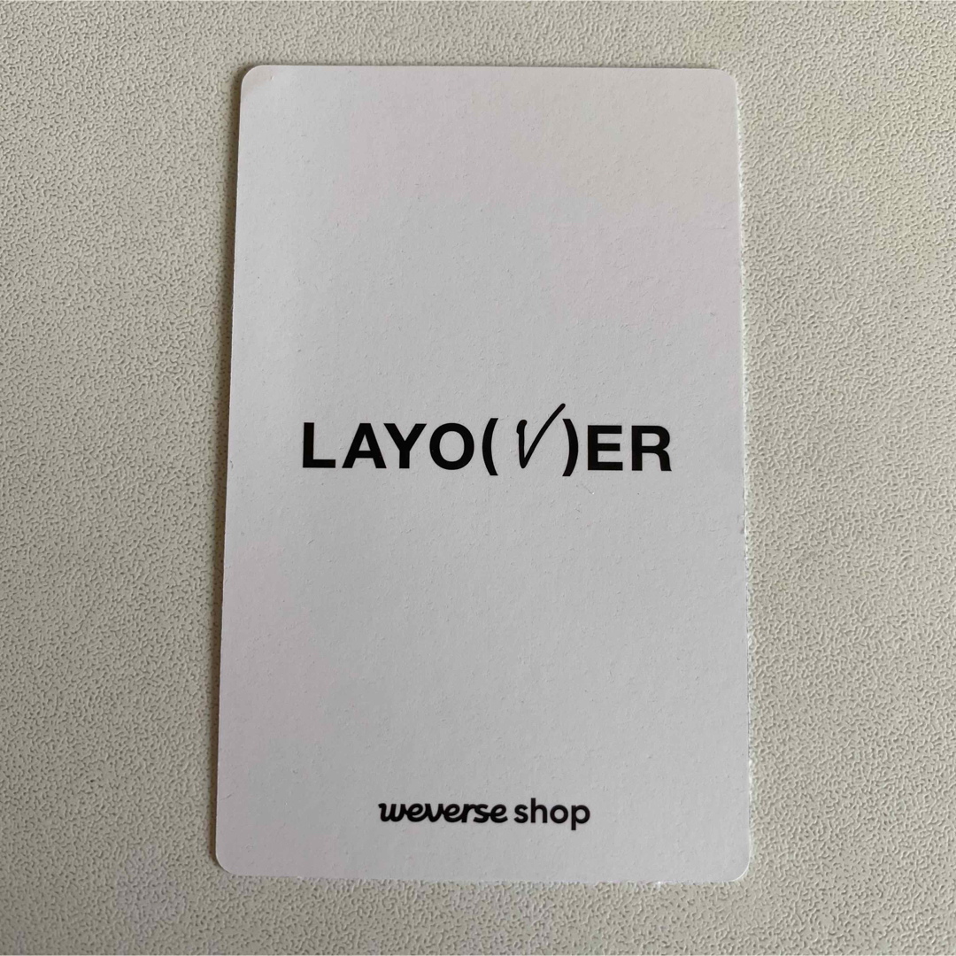 防弾少年団(BTS) - 【公式】BTS V LAYOVER weverse global 特典 トレカ