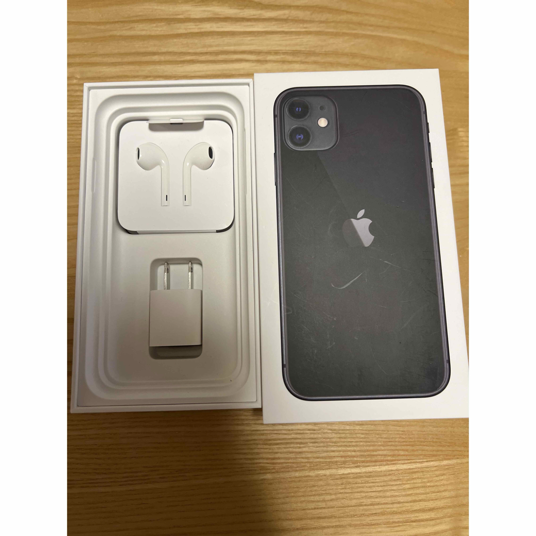 【純正付属品付 】iPhone 11 ブラック 128 GB SIMフリー