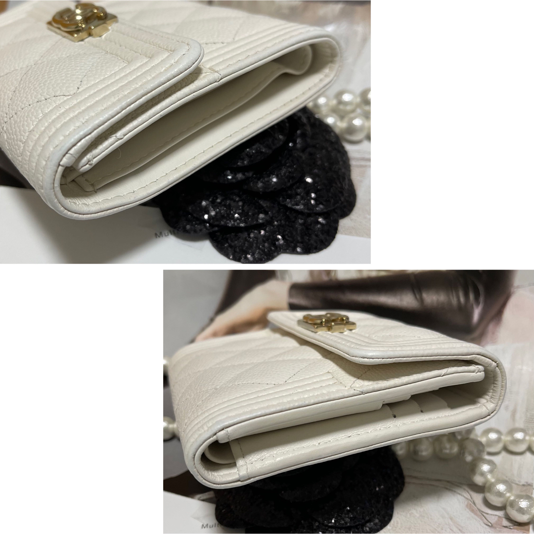 【CHANEL】カッコイイ！ボーイシャネルのコンパクトウォレット☆ゴールド金具