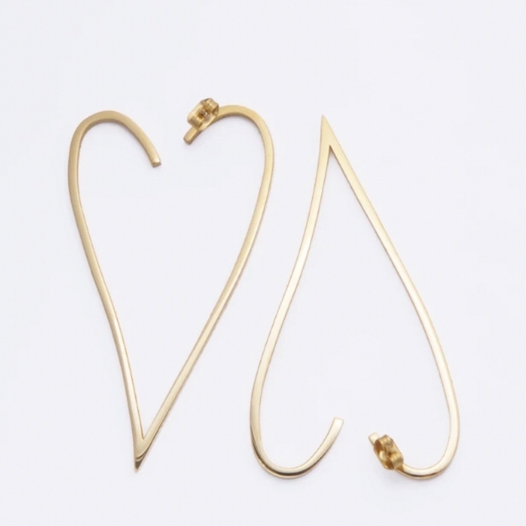 ❺ luxe big Heart pierce  ¥7000 レディースのアクセサリー(ピアス)の商品写真