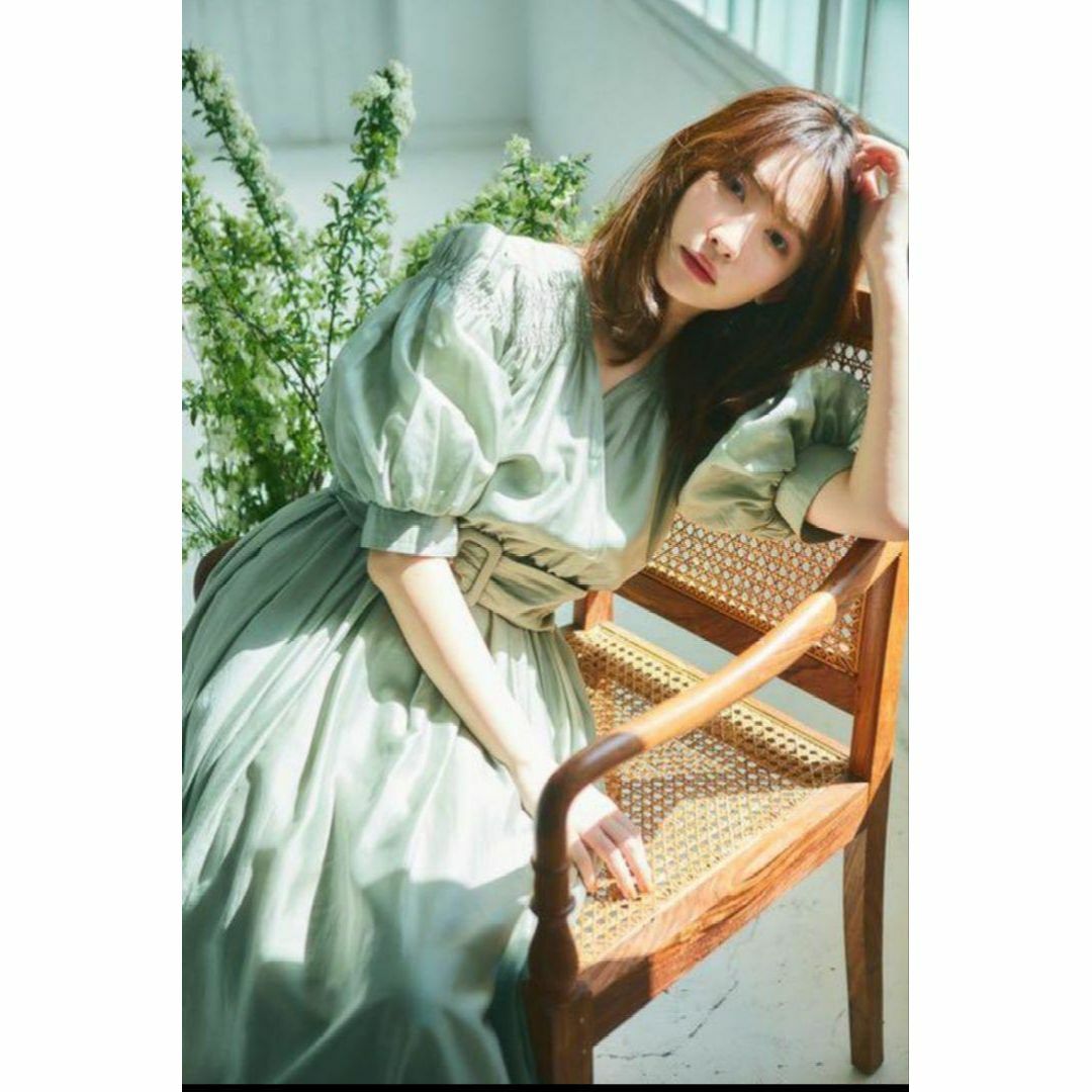 her lip to Airy Volume Sleeve Dress - ロングワンピース