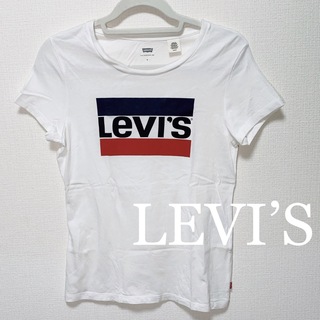 リーバイス(Levi's)のLEVI’S リーバイス ブランドロゴ ホワイト 半袖 Tシャツ(Tシャツ(半袖/袖なし))