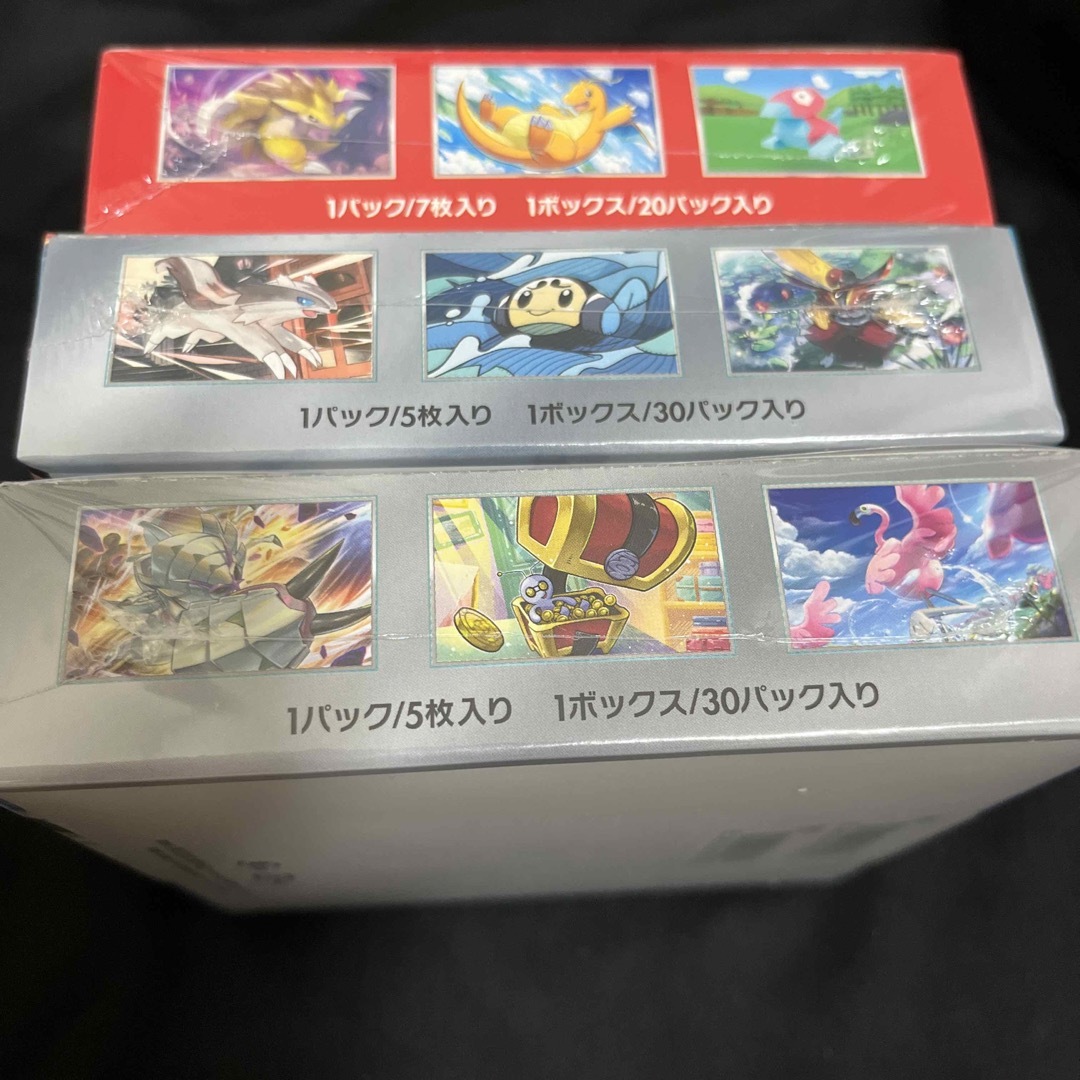 ポケモンカード151  黒炎の支配者　レイジングサーフ　シュリンク付きbox 3