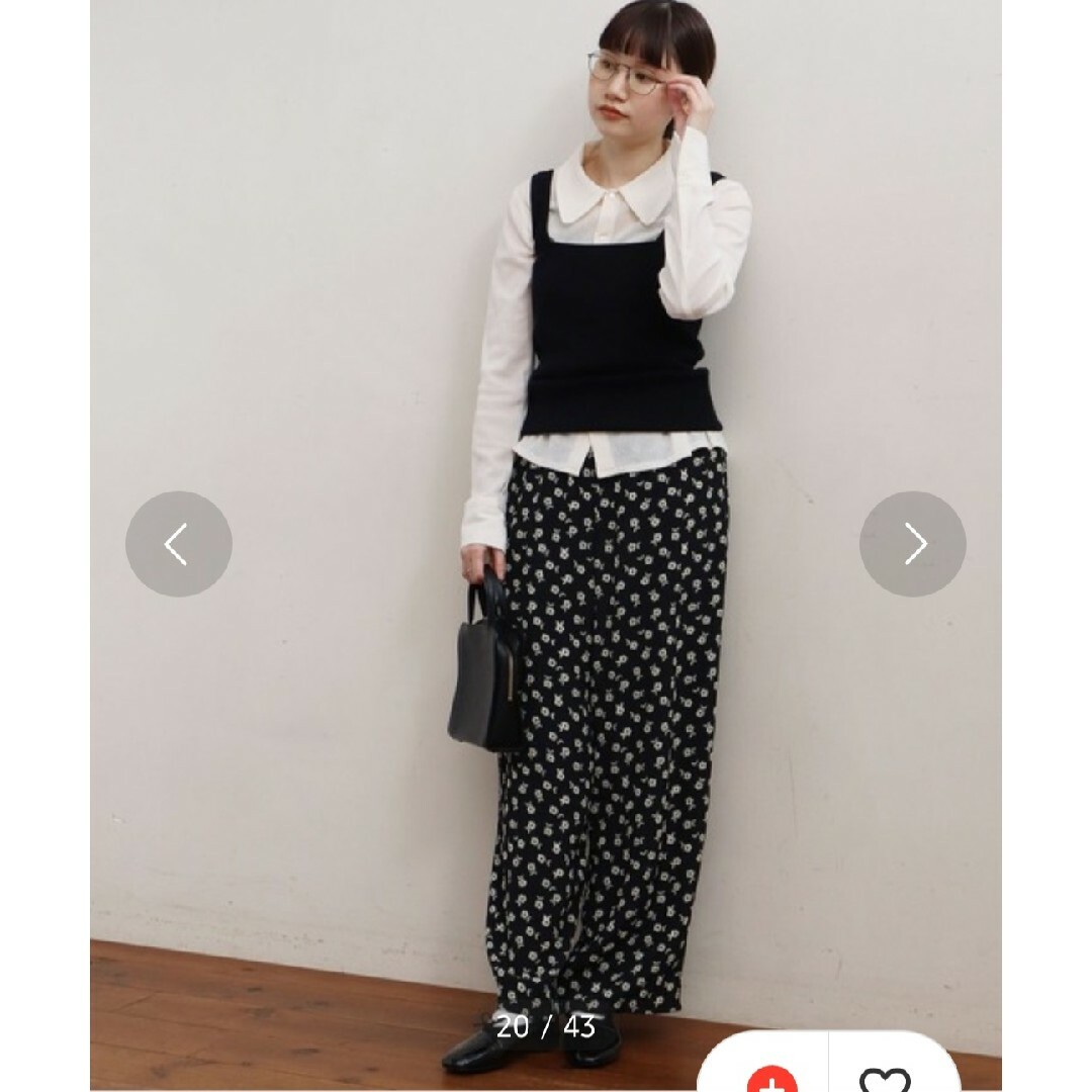 fig London(フィグロンドン)のfigLondon Amelie PT black レディースのパンツ(カジュアルパンツ)の商品写真