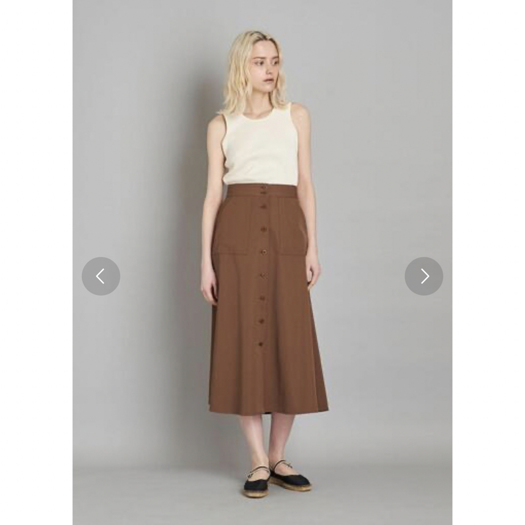 steven alan(スティーブンアラン)のbrown skirt レディースのスカート(ロングスカート)の商品写真