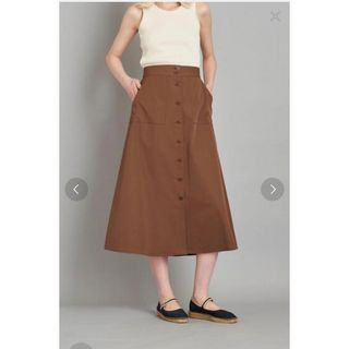 スティーブンアラン(steven alan)のbrown skirt(ロングスカート)