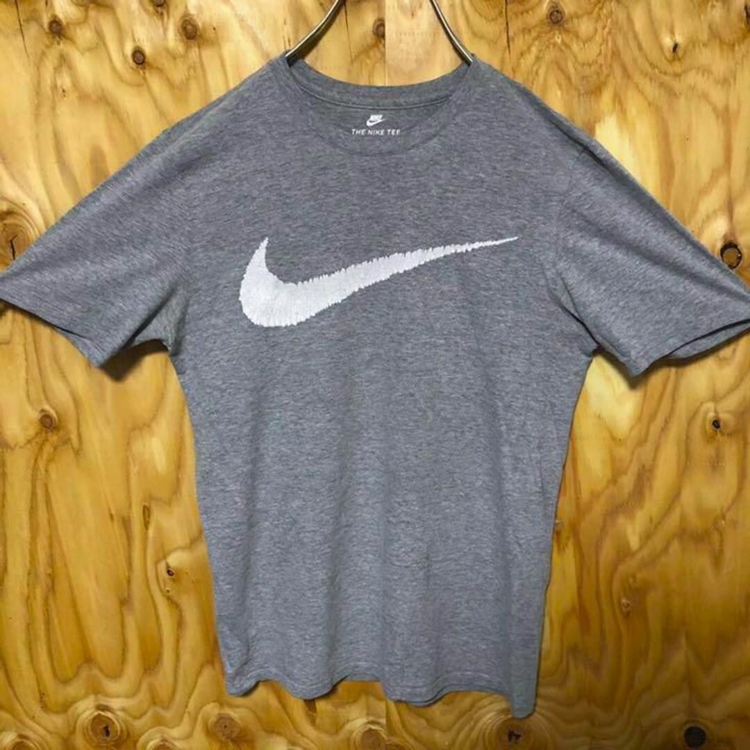 90's NIKE ナイキ tシャツ スウッシュ デカロゴ ブラック