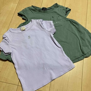 プティマイン(petit main)のプティマイン　Tシャツ　2枚セット　100cm(Tシャツ/カットソー)