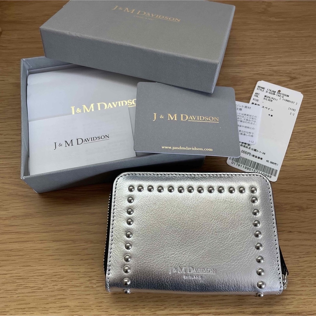 J&M DAVIDSON - J&M DAVIDSON スモール ジップ パース ミニ財布