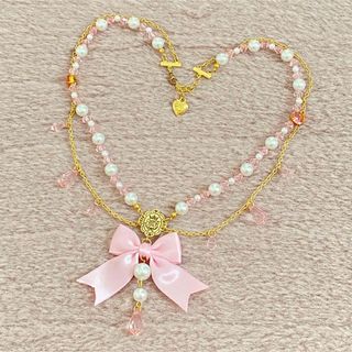 Angelic Pretty はにかみベアチョコレートネックレスシロアクセサリー ...