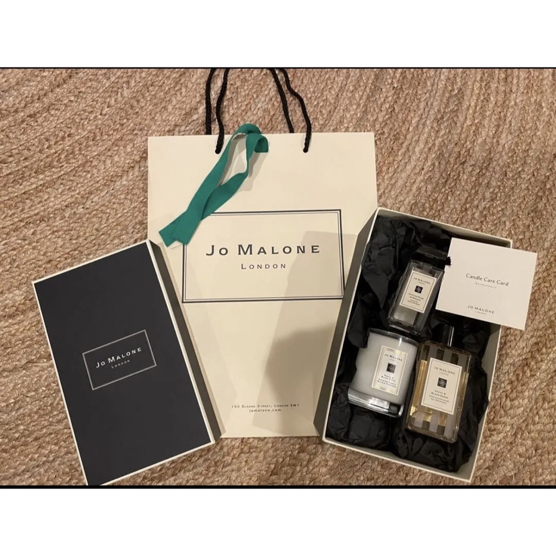 Jo Malone - Jo MALONE LONDON 3点セット ホームキャンドル箱・紙袋