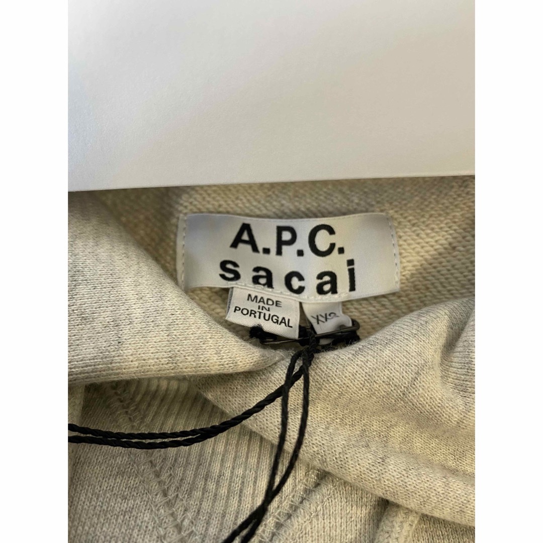 sacai APCコラボ パーカー フーディ サカイ A.P.C