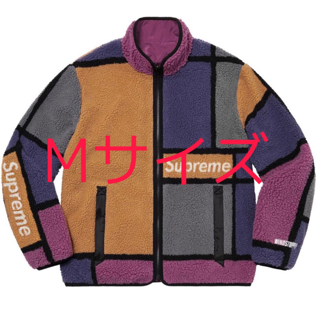 ナイロンジャケットsupreme Reversible Colorblocked Fleece M