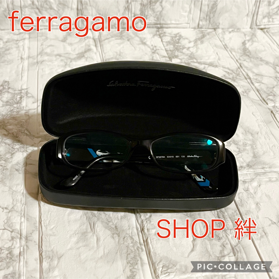 Salvatore Ferragamo サルヴァトーレフェラガモ メガネ 度入り-