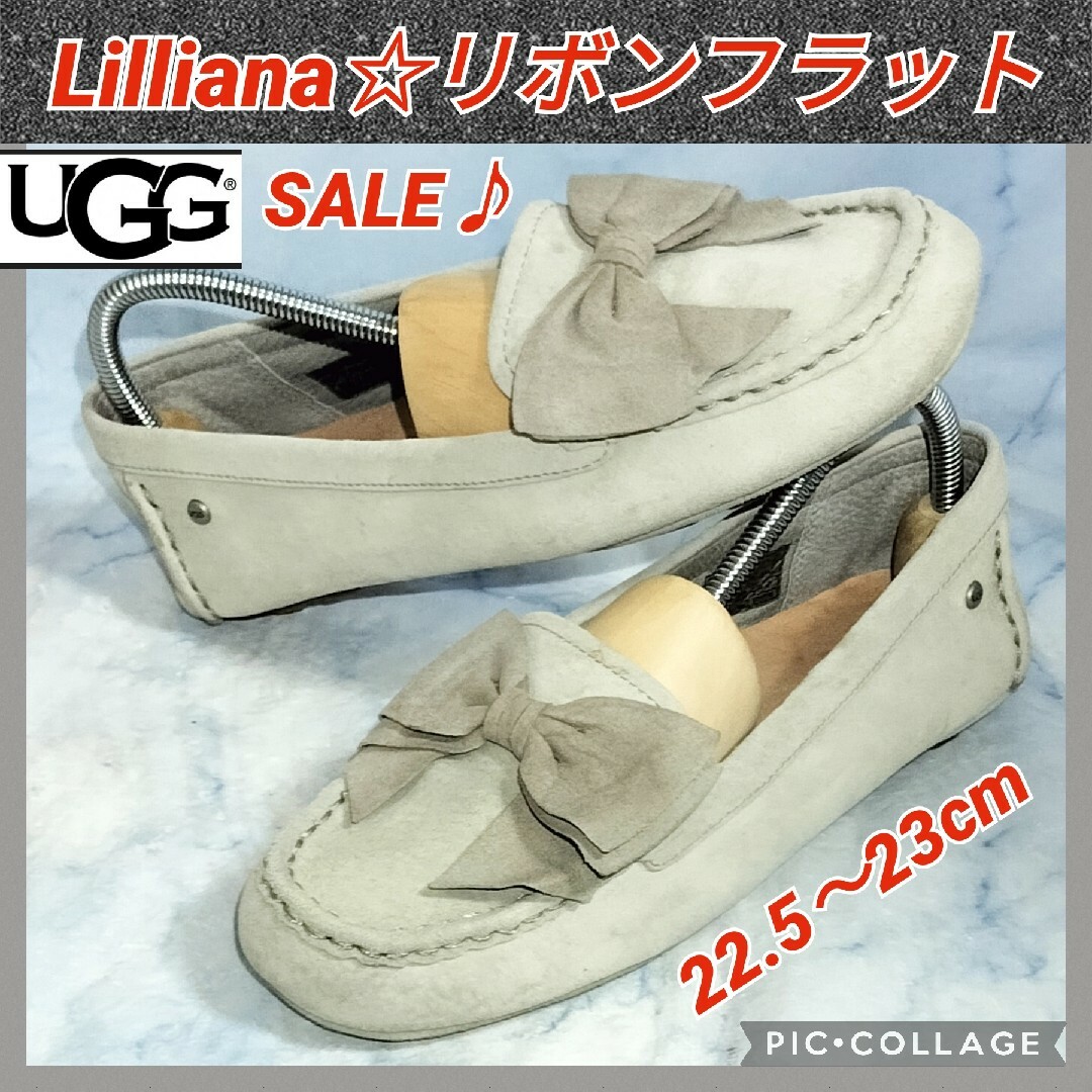 UGG(アグ)の【送料無料★セール！】   アグ リリアナ スエード モカシンフラット グレー レディースの靴/シューズ(スリッポン/モカシン)の商品写真