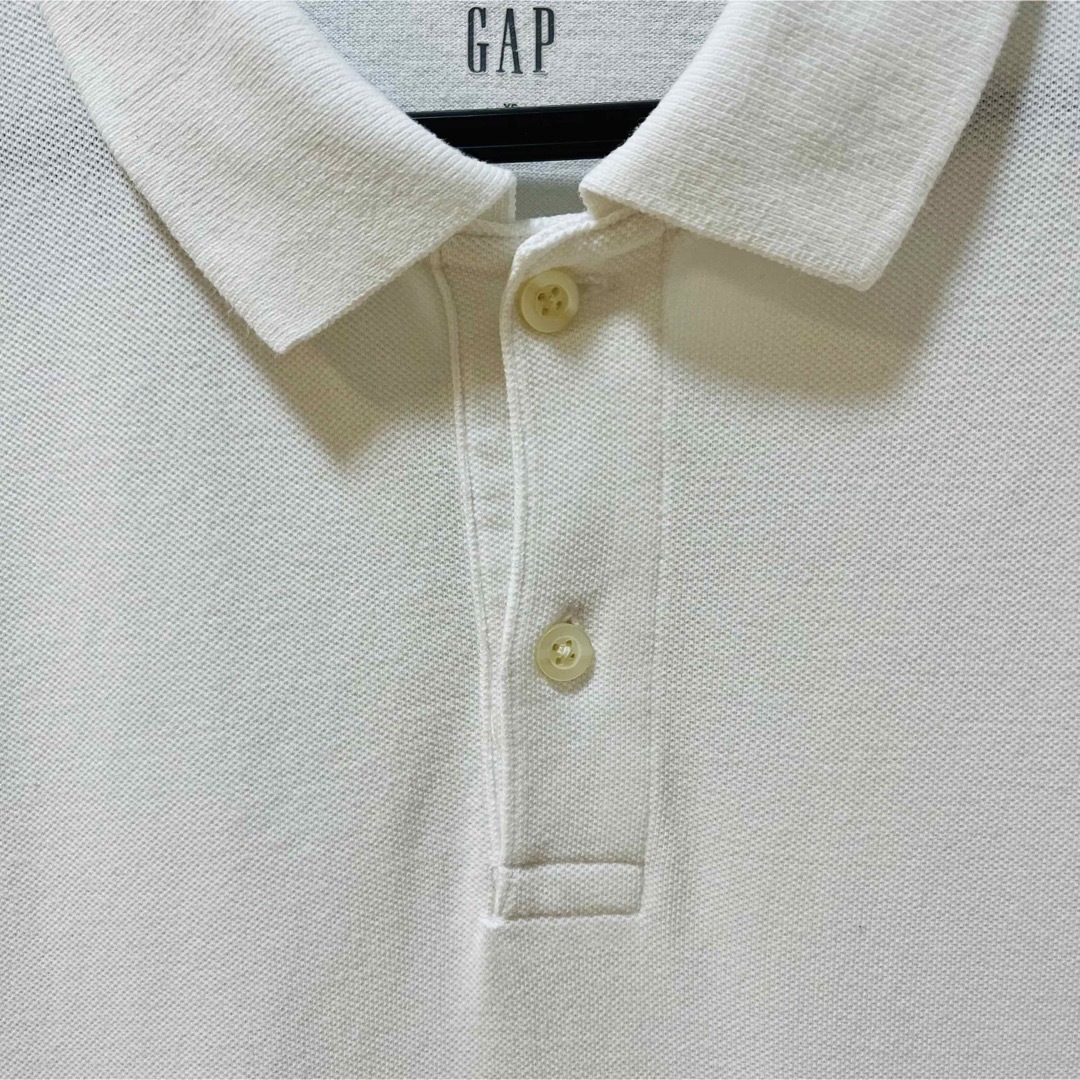 GAP(ギャップ)の☆美品☆GAP 白い無地ポロシャツ メンズのトップス(ポロシャツ)の商品写真
