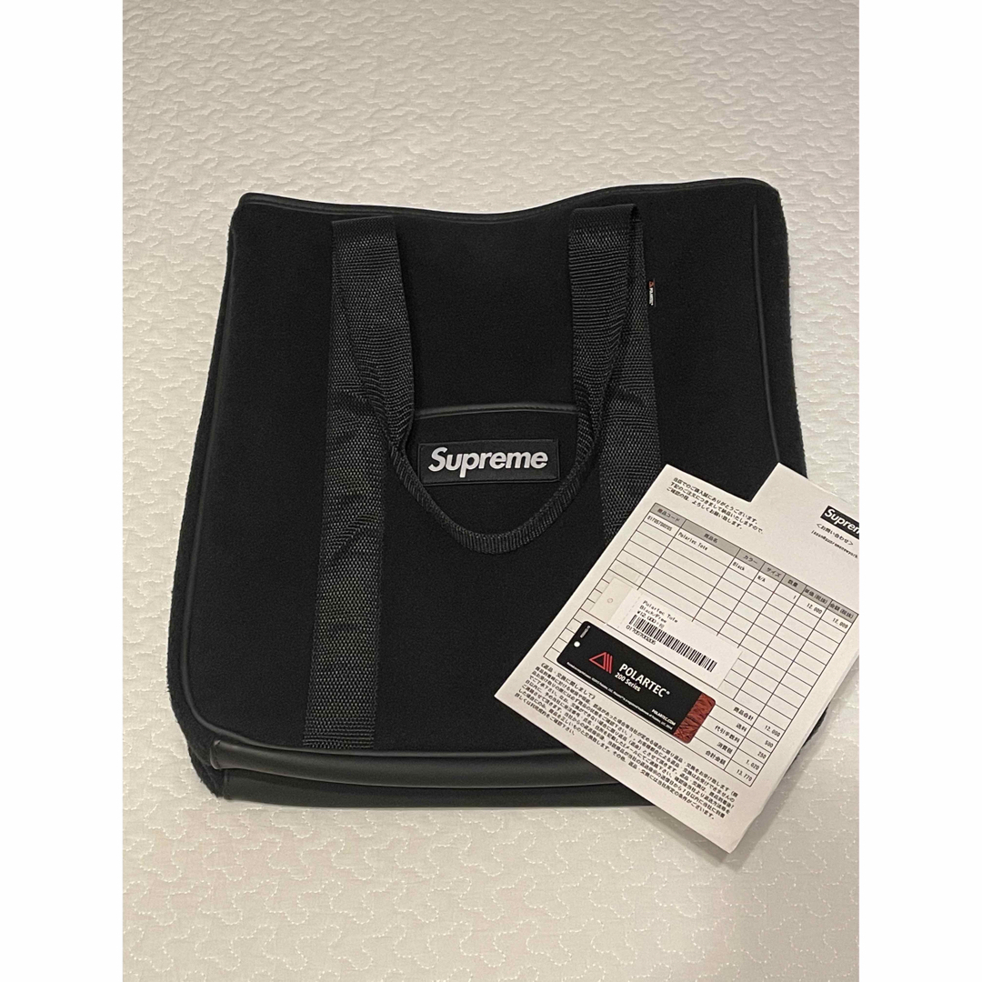 Supreme Polartec Tote Black 黒 18AW 18FW