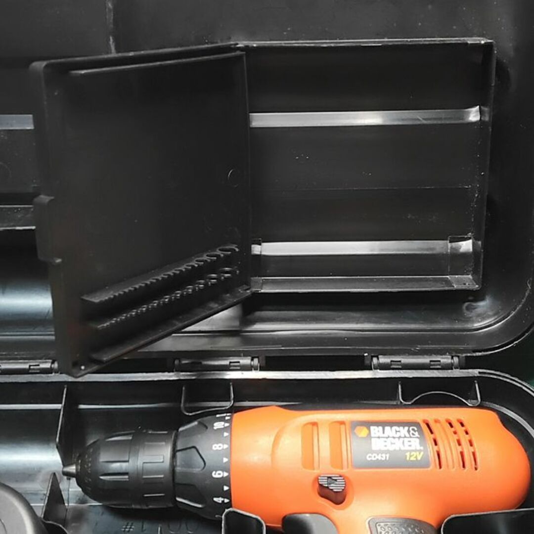 BLACK + DECKER - BLACK & DECKER ドリルドライバー 12V CD431の BLACK + DECKER - BLACK & DECKER ドリルドライバー 12V CD431の