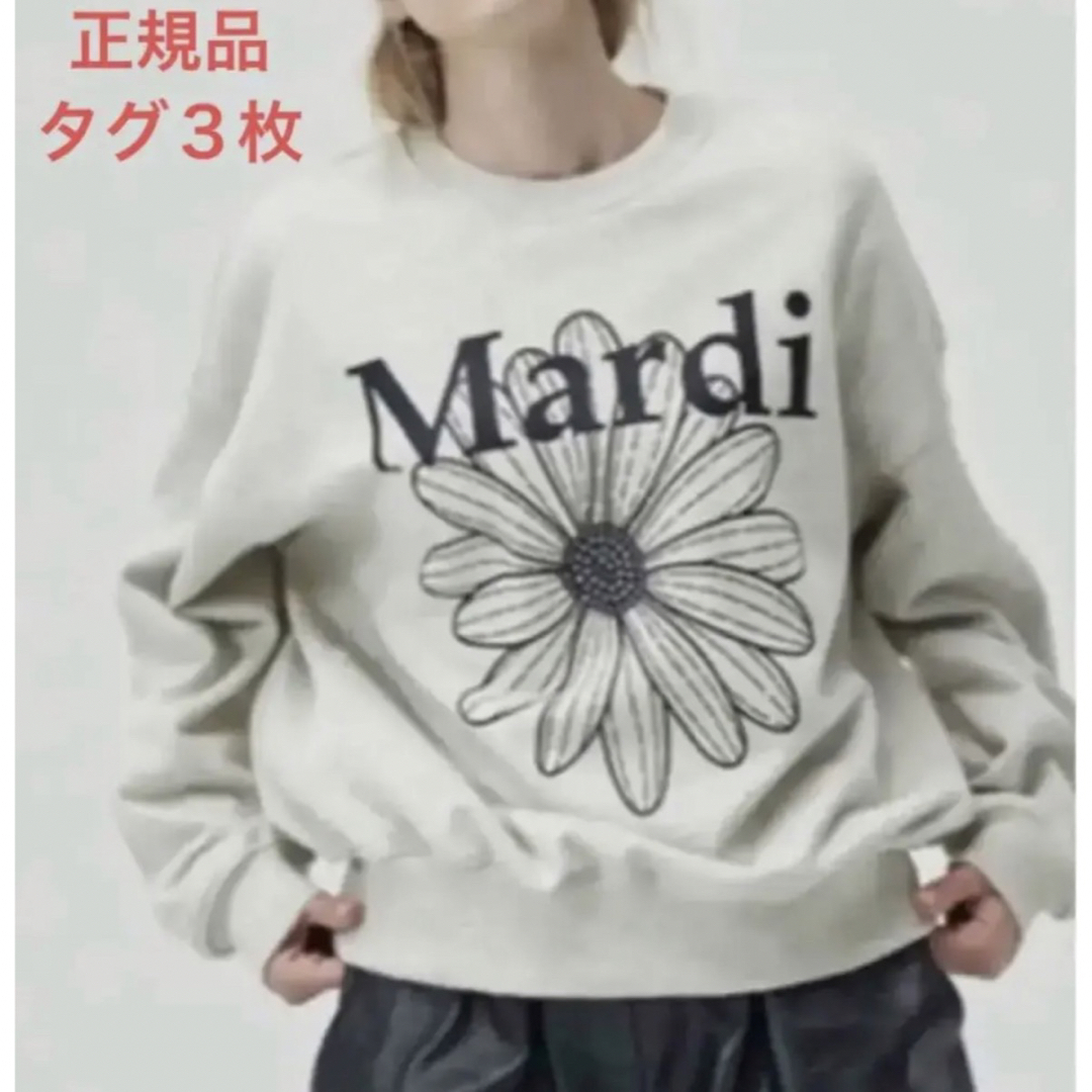 Mardi Mercrediマルディメクルディ スウェット オートミール&黒の通販