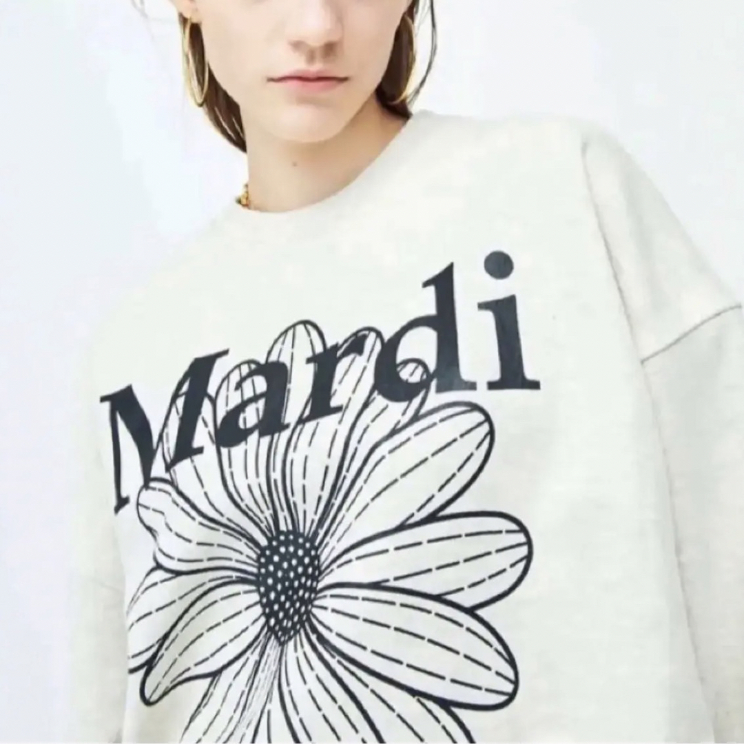 マルディメクルディ Mardi Mercredi スウェット White