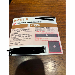 JAL 日本航空　株主優待券　68枚 2024年11月30日搭乗分まで(航空券)