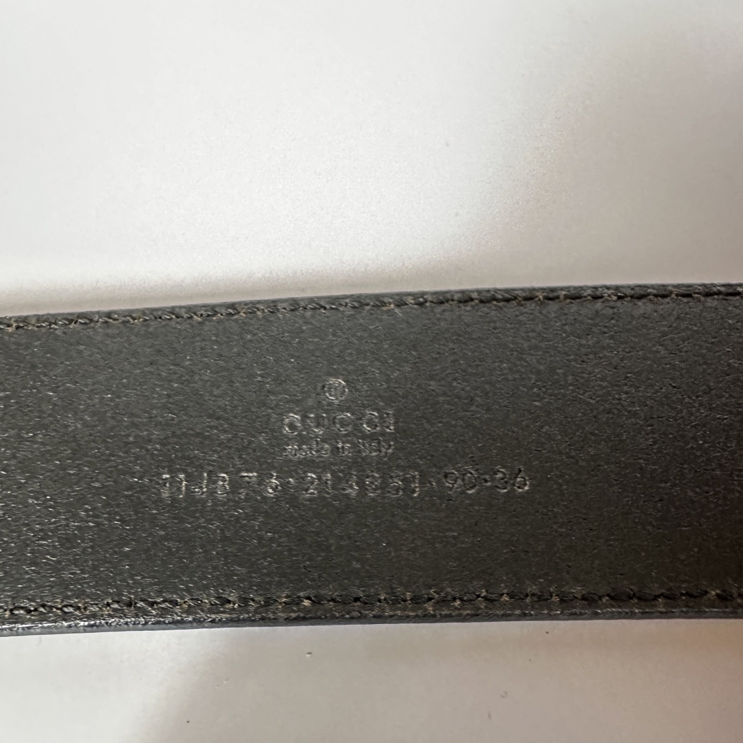 グッチ Gucci ベルト 本革 黒 ブラック 美品 グッチ Gucci ベルト 本革 黒 ブラック 美品