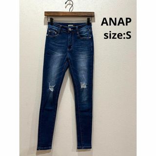 アナップ(ANAP)のアナップ ANAP スキニーデニム ジーンズ デニム パンツ レディース S(デニム/ジーンズ)