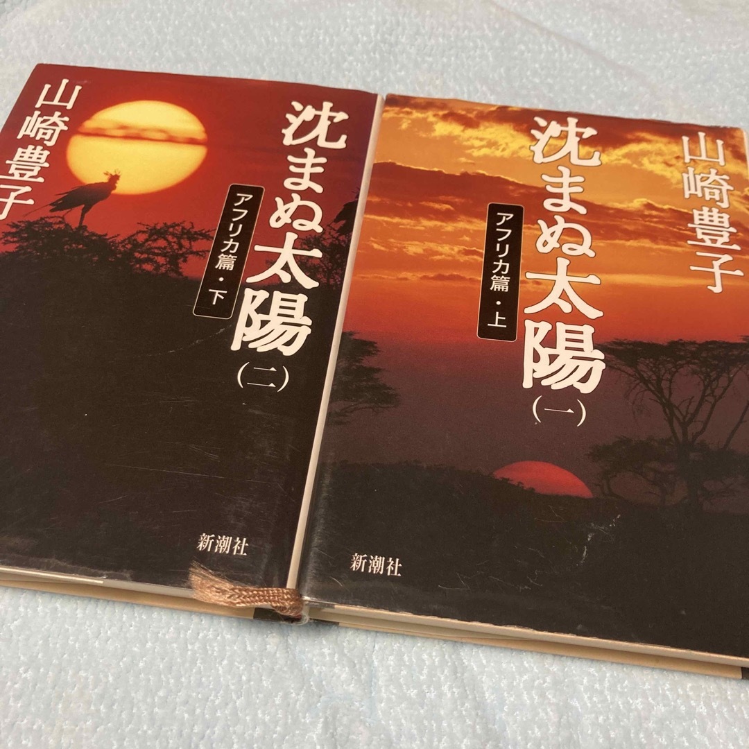 2冊まとめ売り　沈まぬ太陽 １（アフリカ篇　上）沈まぬ太陽 2（アフリカ篇　下） エンタメ/ホビーの本(文学/小説)の商品写真