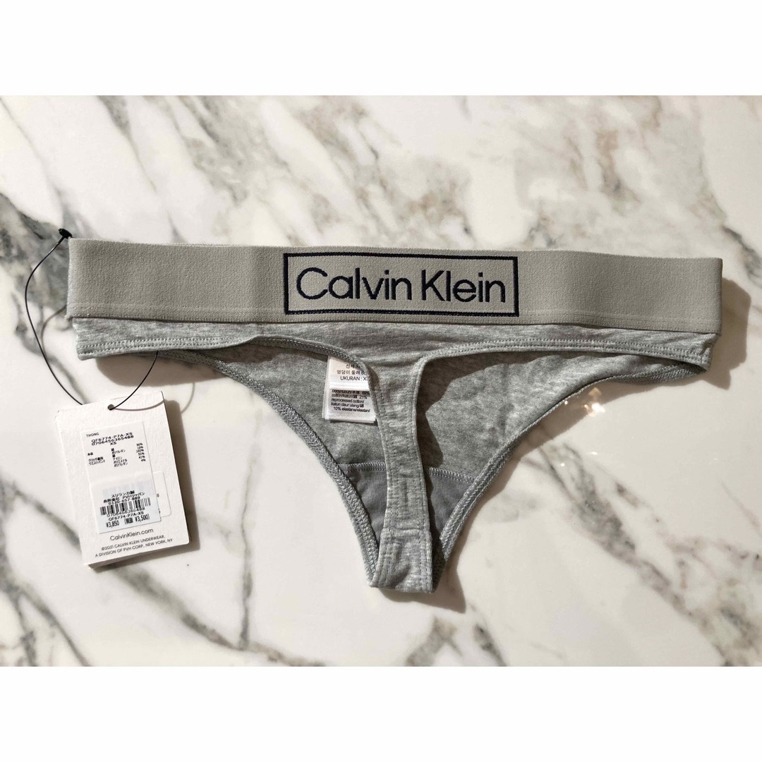 Calvin Klein - 【新品】カルバンクライン ショーツ Tバック S グレー ...