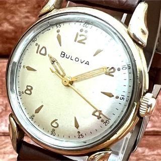 ブローバ BULOVA 96A120 スケルトン スモールセコンド 自動巻き メンズ 良品 _767281