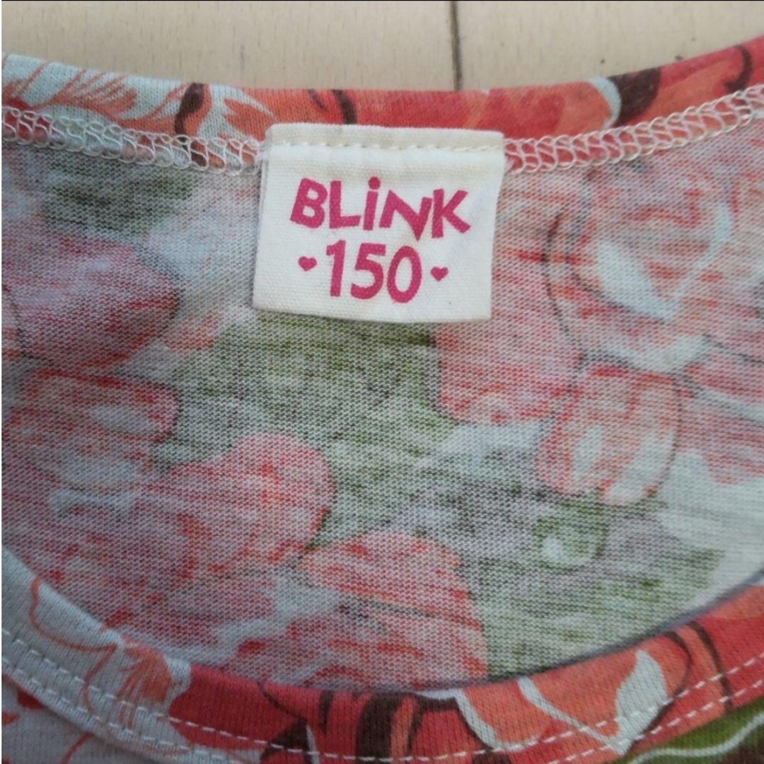 美品！【BLiNK/ブリンク】女の子 キッズ  ノースリーブワンピース 150 キッズ/ベビー/マタニティのキッズ服女の子用(90cm~)(ワンピース)の商品写真