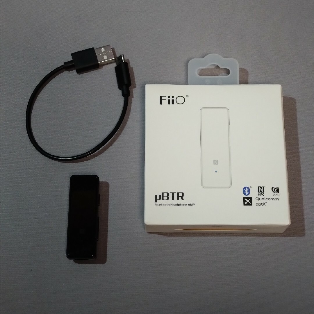 FiiO(フィーオ)のFiio μBTR Black スマホ/家電/カメラのオーディオ機器(アンプ)の商品写真