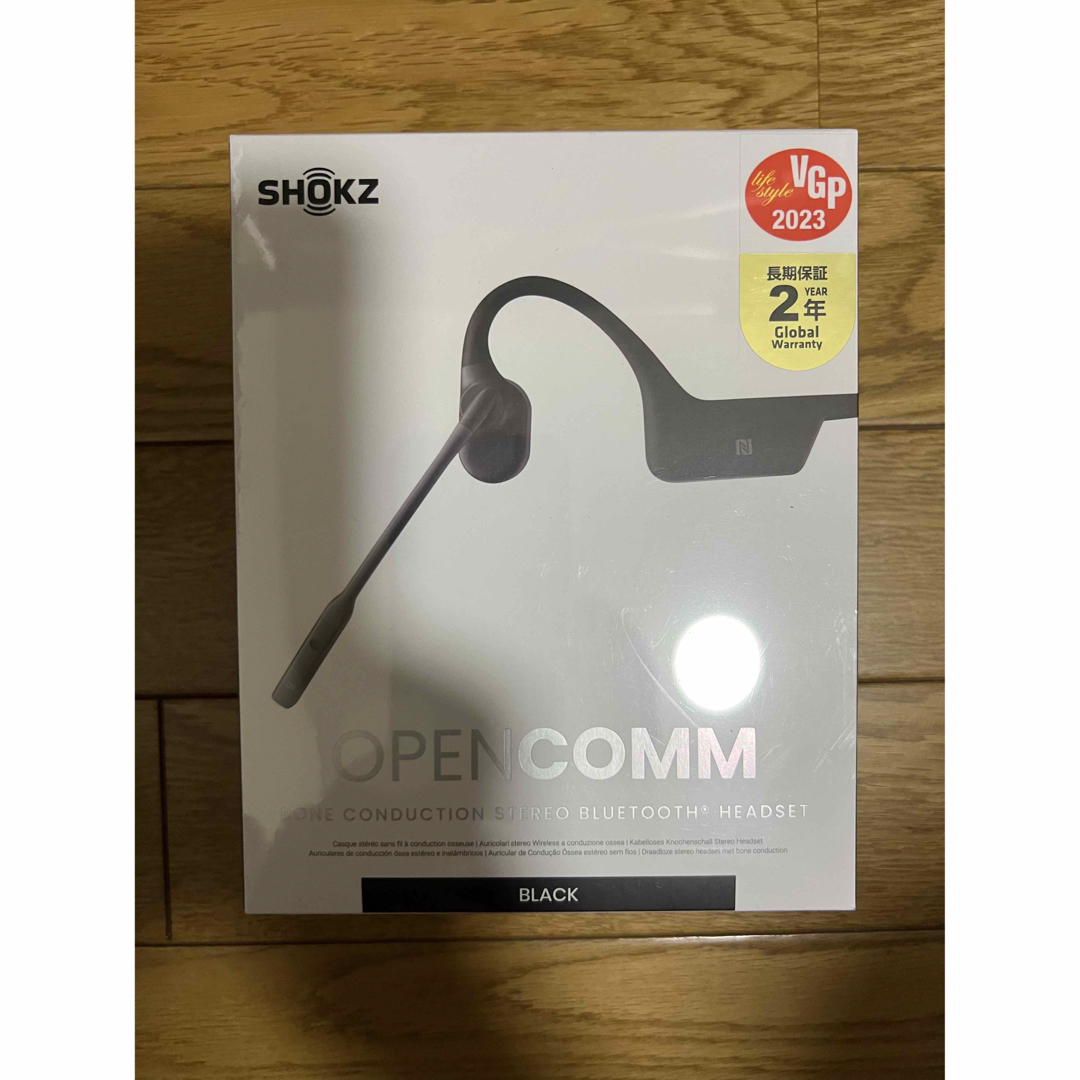 AFTERSHOKZ ブルートゥースイヤホン OPENCOMM BLACK